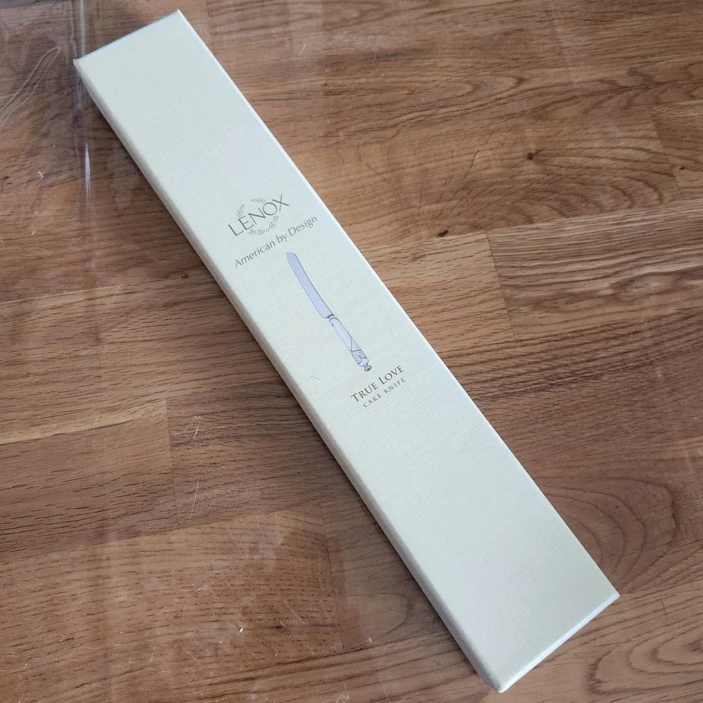 Lenox True Love Cake Knife in Original Box